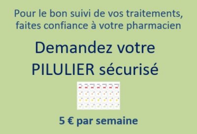 Demandez votre pilulier